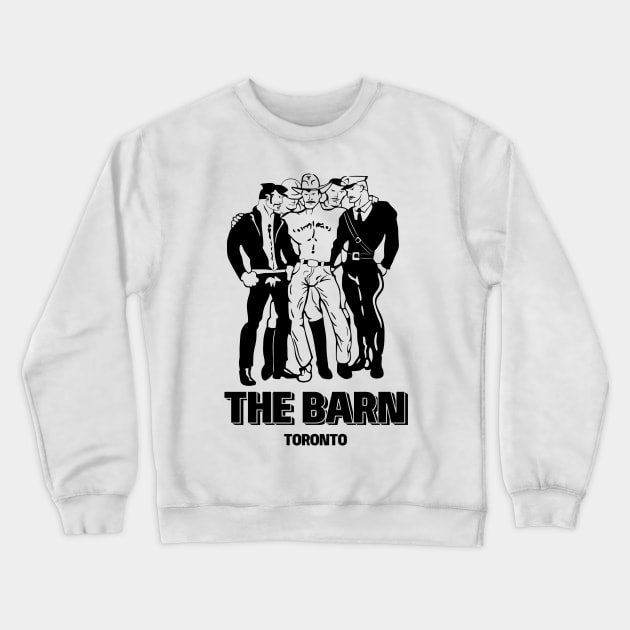 The Barn Vintage Retro Toronto Gay LGBT Crewneck Sweatshirt by WearingPride